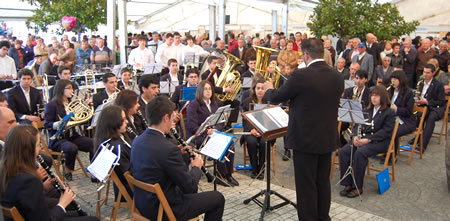 The banda de Sober in full swing