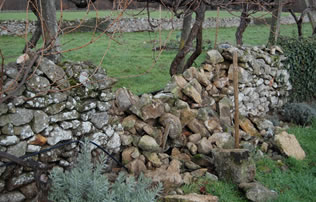the fallen wall