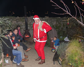 Father christmas - papa noel - made an appearance