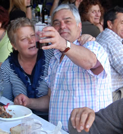 having a good time