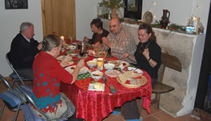 The night before